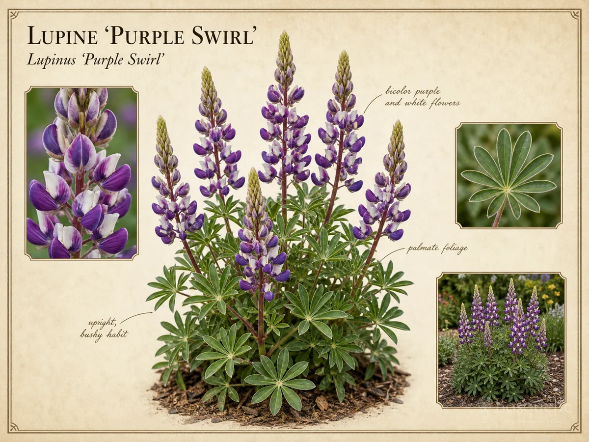 Lupine 'Purple Swirl'