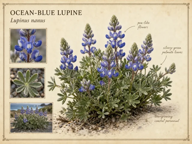 Ocean-blue Lupine (Lupinus nanus)