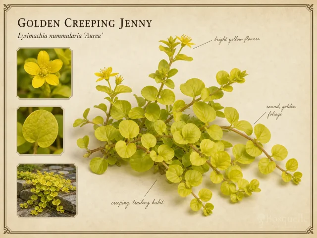 Golden Creeping Jenny (Lysimachia nummularia ‘Aurea’)