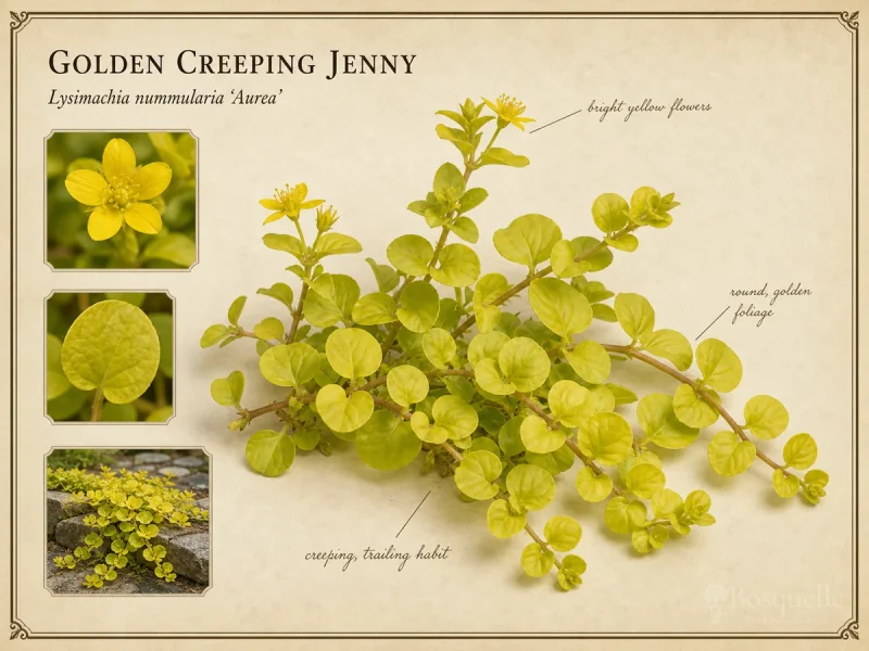 Golden Creeping Jenny (Lysimachia nummularia ‘Aurea’)