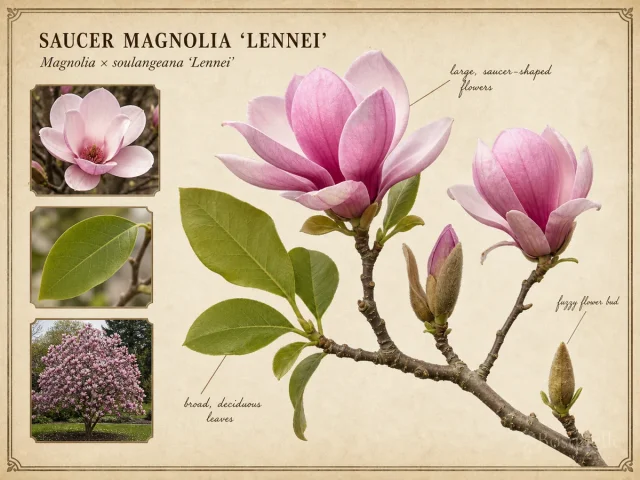 Saucer Magnolia 'Lennei'
