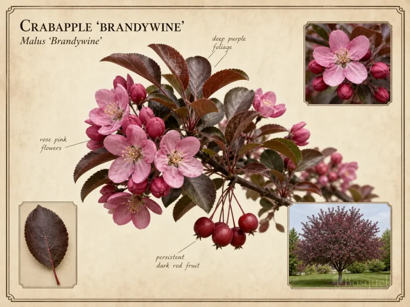 Crabapple ‘Brandywine’ (Malus ‘Brandywine’)