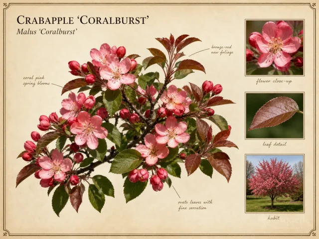 Crabapple ‘Coralburst’ (Malus ‘Coralburst’)