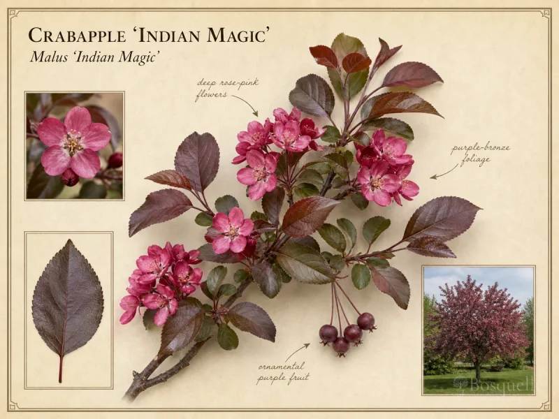 Crabapple ‘Indian Magic’ (Malus ‘Indian Magic’)