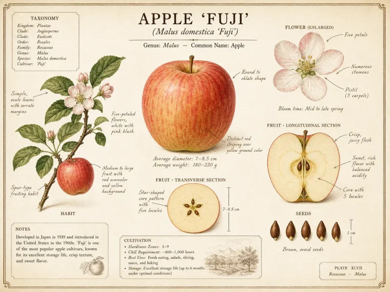 Apple ‘Fuji’ (Malus domestica ‘Fuji’)