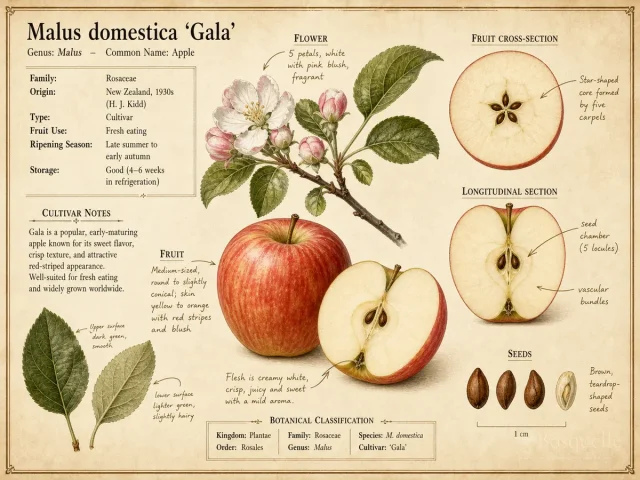 Apple ‘Gala’ (Malus domestica ‘Gala’)
