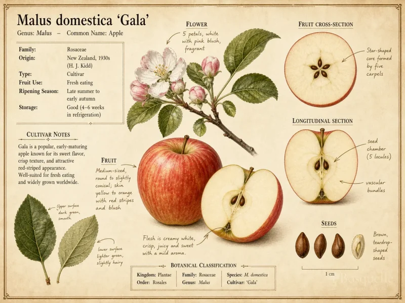 Apple ‘Gala’ (Malus domestica ‘Gala’)
