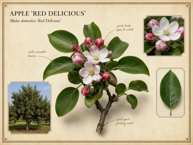 Apple ‘Red Delicious’ (Malus domestica ‘Red Delicious’)