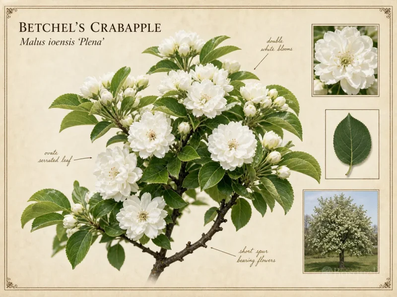 Betchel’s Crabapple (Malus ioensis ‘Plena’)