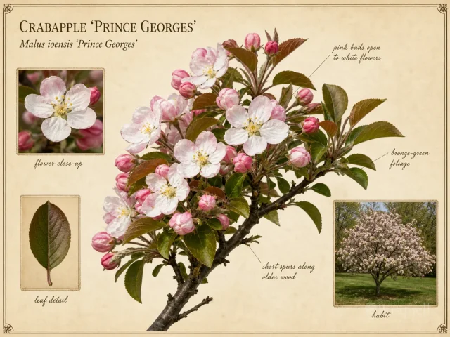Crabapple 'Prince Georges'