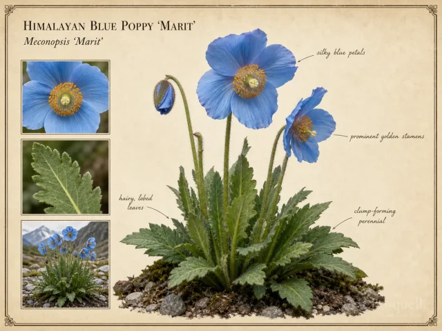 Himalayan Blue Poppy ‘Marit’ (Meconopsis ‘Marit’)