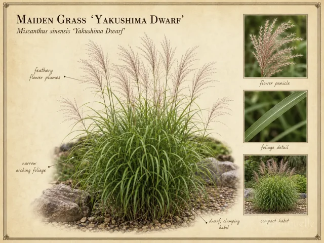 Maiden Grass 'Yakushima Dwarf'
