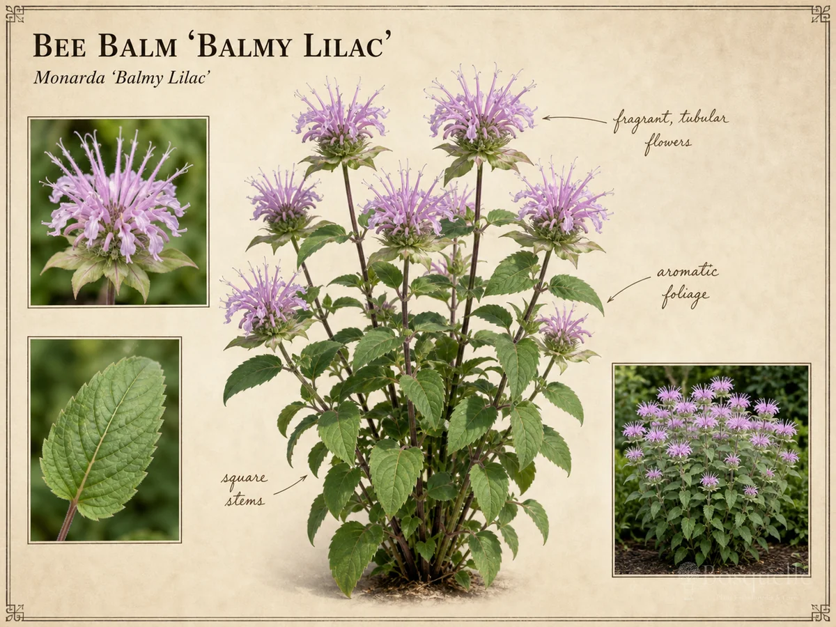 Bee Balm 'Balmy Lilac' — Powdery mildew and airflow