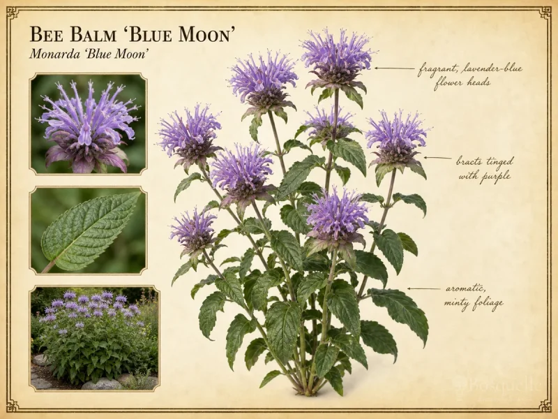 Bee Balm ‘Blue Moon’ (Monarda ‘Blue Moon’)