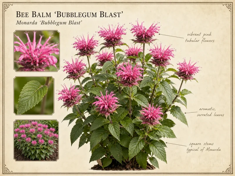 Bee Balm ‘Bubblegum Blast’ (Monarda ‘Bubblegum Blast’)