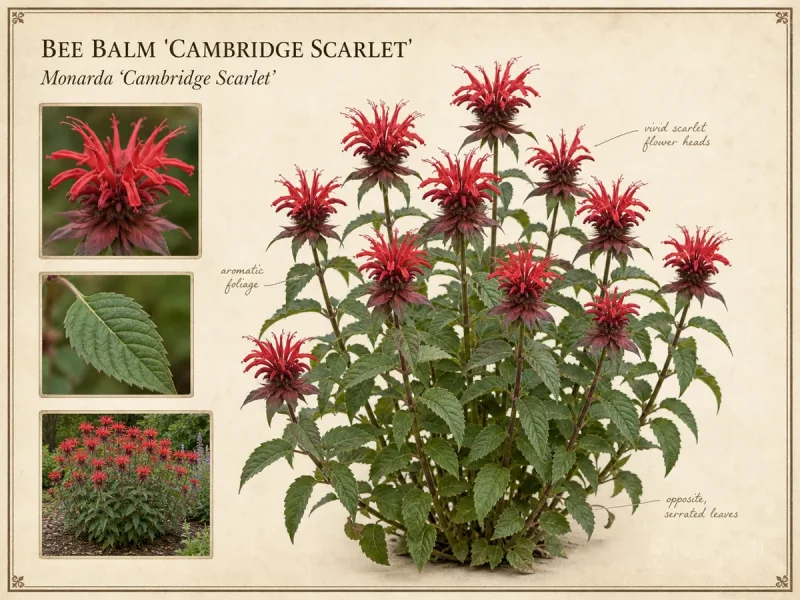 Bee Balm ‘Cambridge Scarlet’ (Monarda ‘Cambridge Scarlet’)