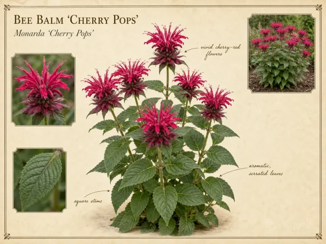 Bee Balm 'Cherry Pops'