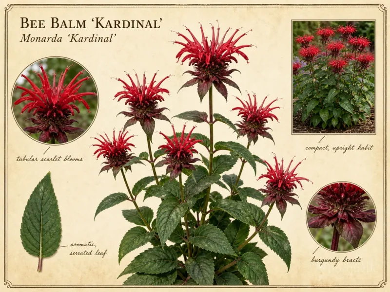 Bee Balm ‘Kardinal’ (Monarda ‘Kardinal’)