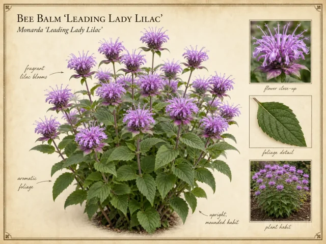 Bee Balm 'Leading Lady Lilac'