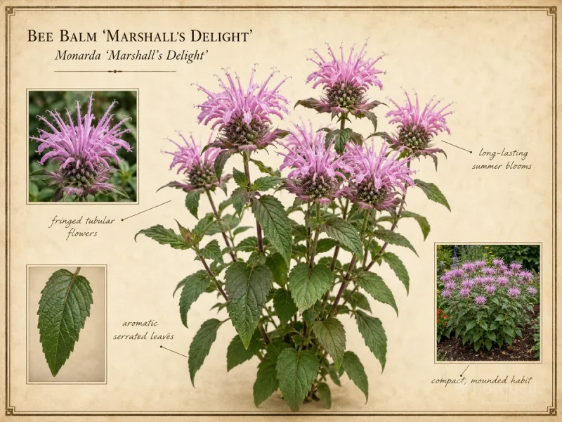 Bee Balm ‘Marshall’s Delight’ (Monarda ‘Marshall’s Delight’)