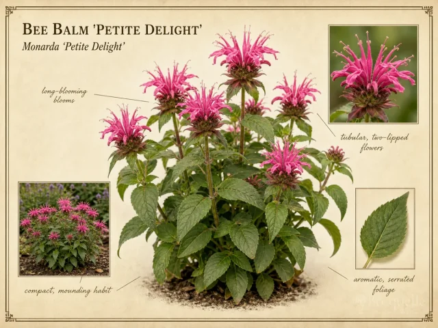 Bee Balm ‘Petite Delight’ (Monarda ‘Petite Delight’)