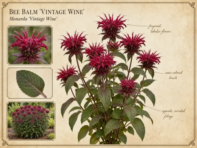 Bee Balm ‘Vintage Wine’ (Monarda ‘Vintage Wine’)