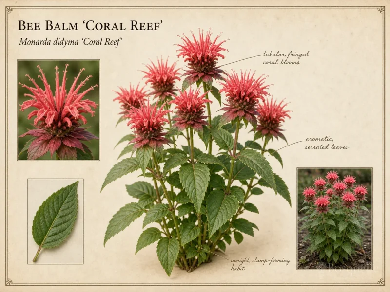 Bee Balm ‘Coral Reef’ (Monarda didyma ‘Coral Reef’)