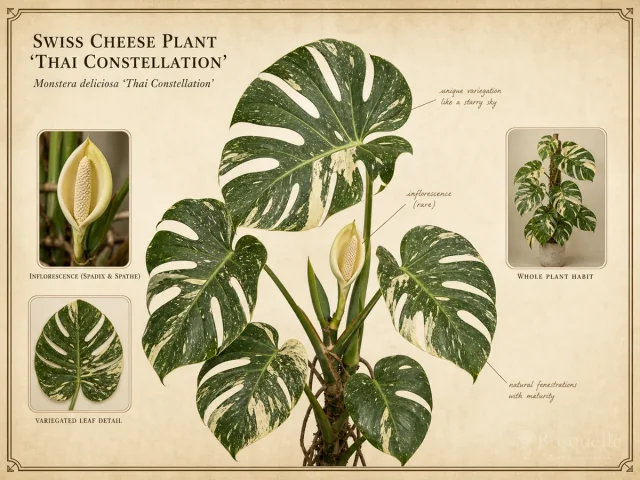 Swiss Cheese Plant 'Thai Constellation'