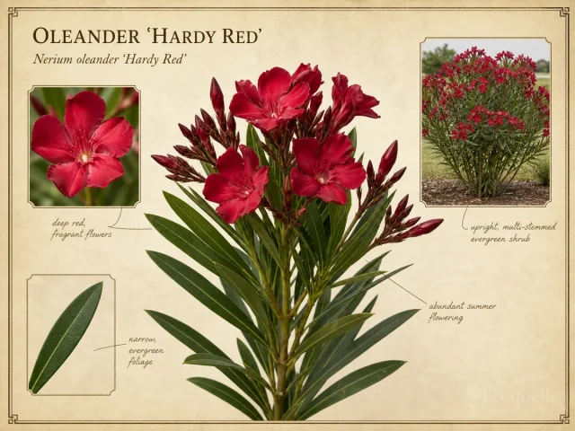 Oleander 'Hardy Red'