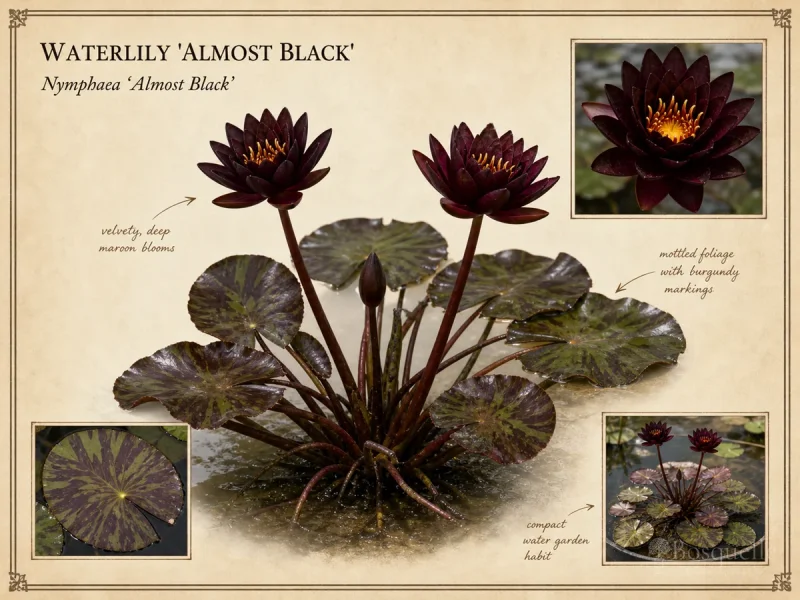 Waterlily ‘Almost Black’ (Nymphaea ‘Almost Black’)