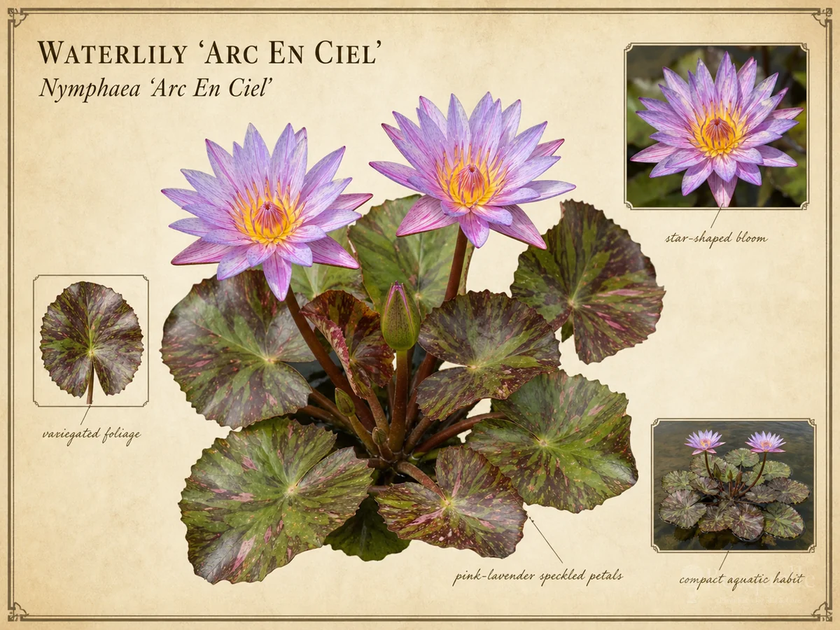 Waterlily 'Arc En Ciel'