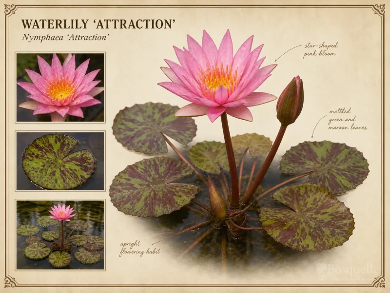 Waterlily ‘Attraction’ (Nymphaea ‘Attraction’)