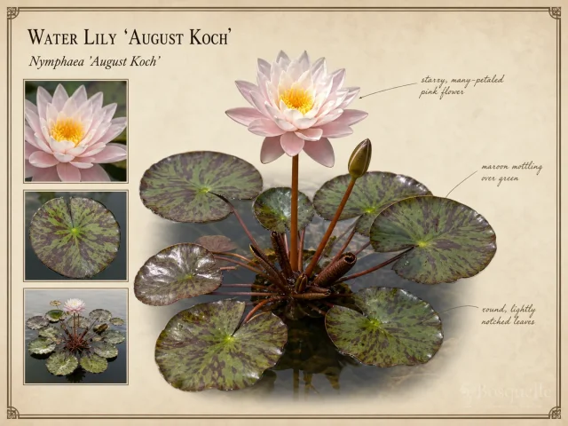 Water Lily 'August Koch'