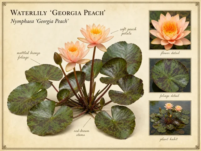 Waterlily 'Georgia Peach'