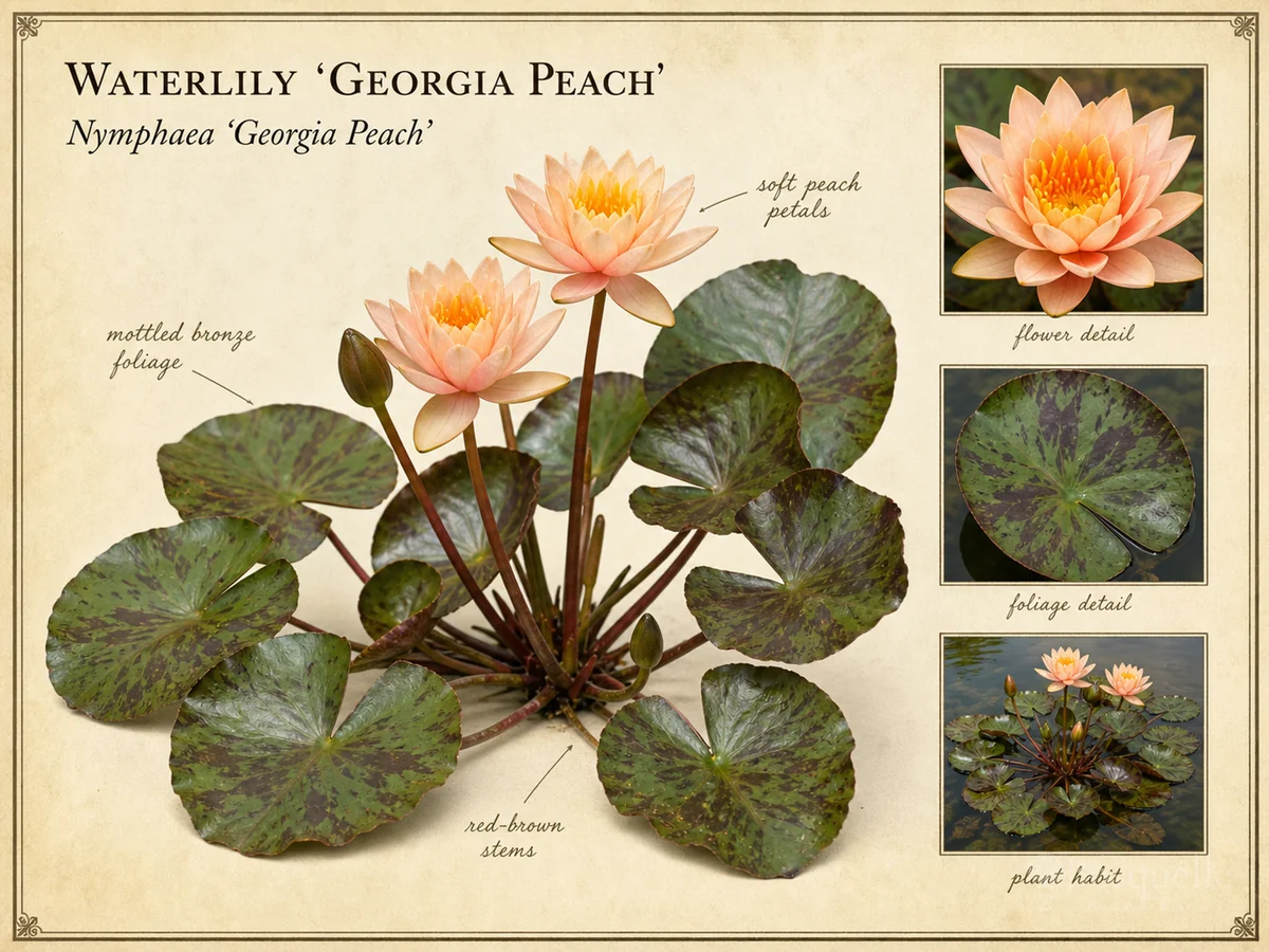 Waterlily 'Georgia Peach'