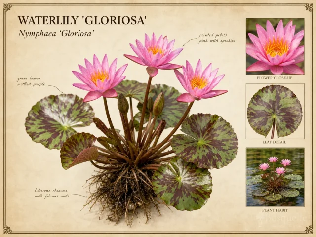 Waterlily ‘Gloriosa’ (Nymphaea ‘Gloriosa’)