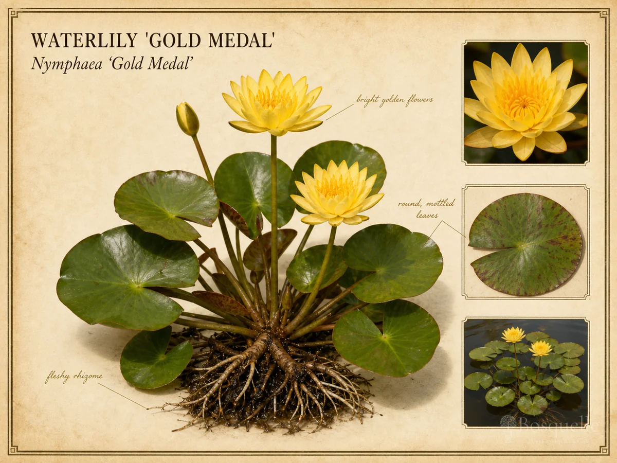 Waterlily 'Gold Medal'