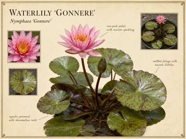 Waterlily ‘Gonnere’ (Nymphaea ‘Gonnere’)
