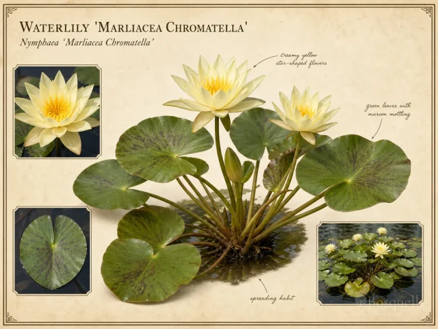 Waterlily 'Marliacea Chromatella'