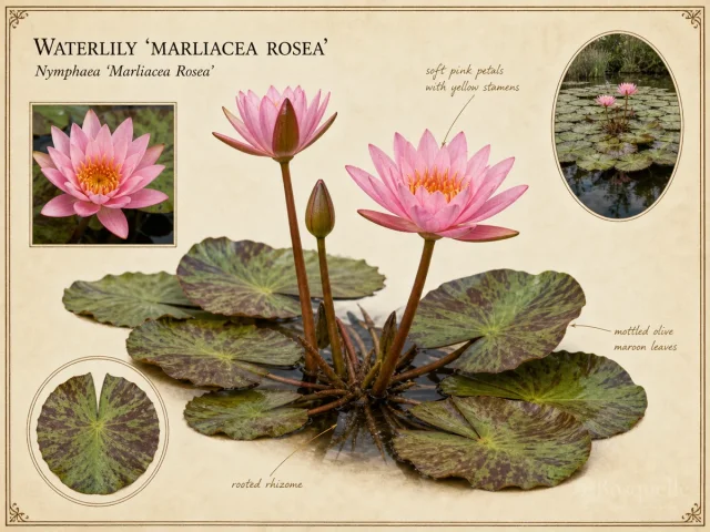 Waterlily 'Marliacea Rosea'