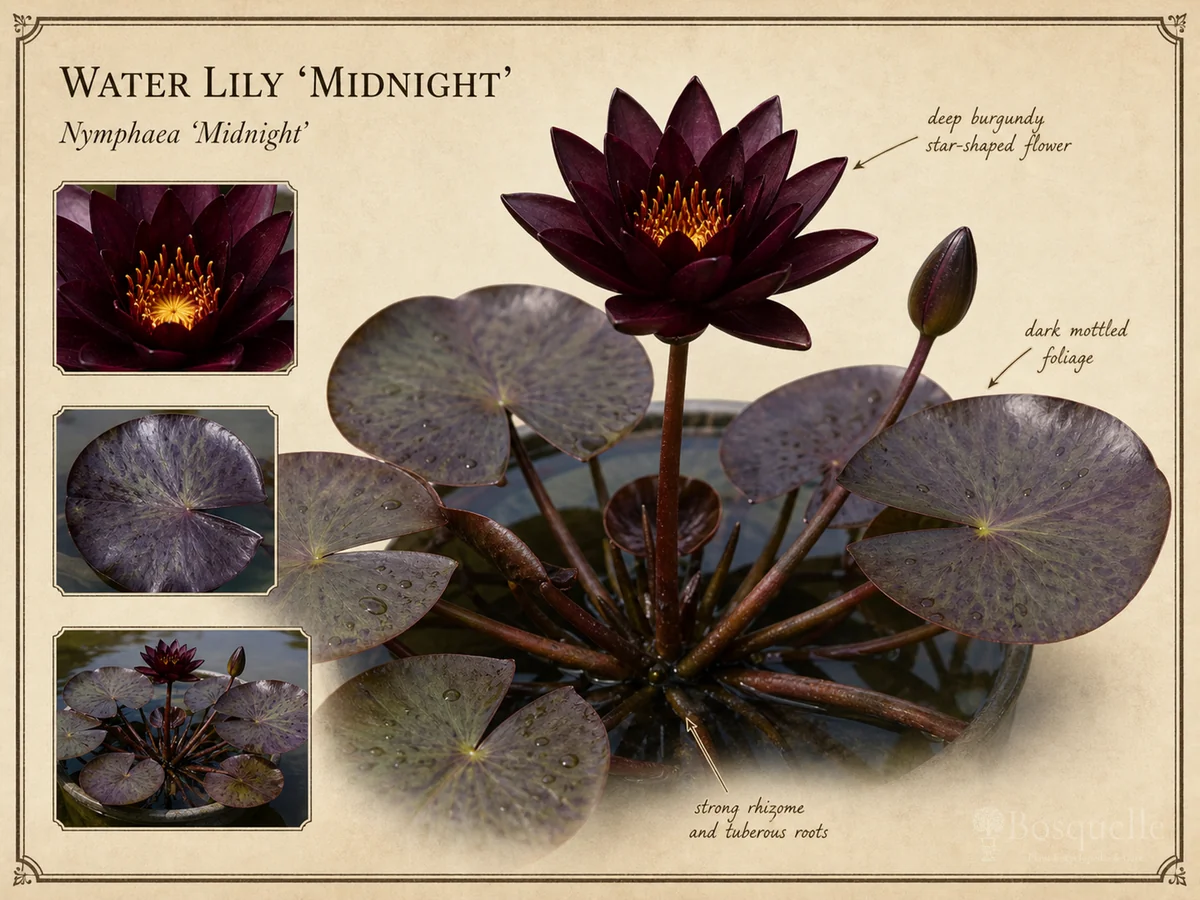 Water Lily 'Midnight'