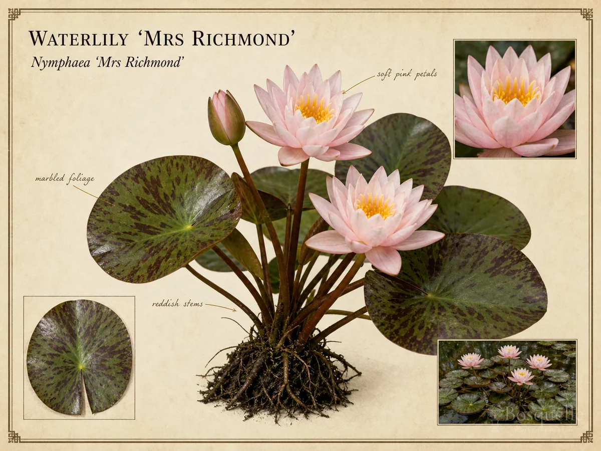 Waterlily 'Mrs Richmond'
