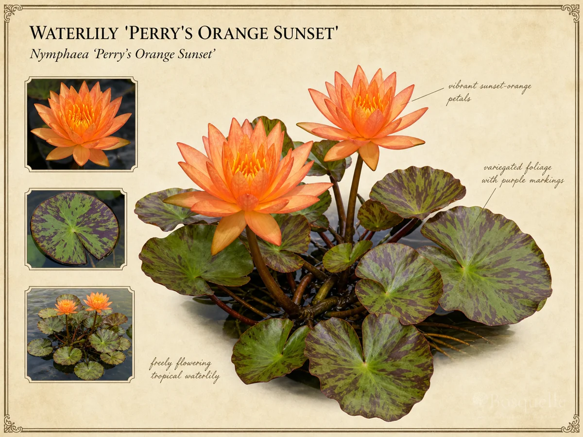Waterlily 'Perry's Orange Sunset'