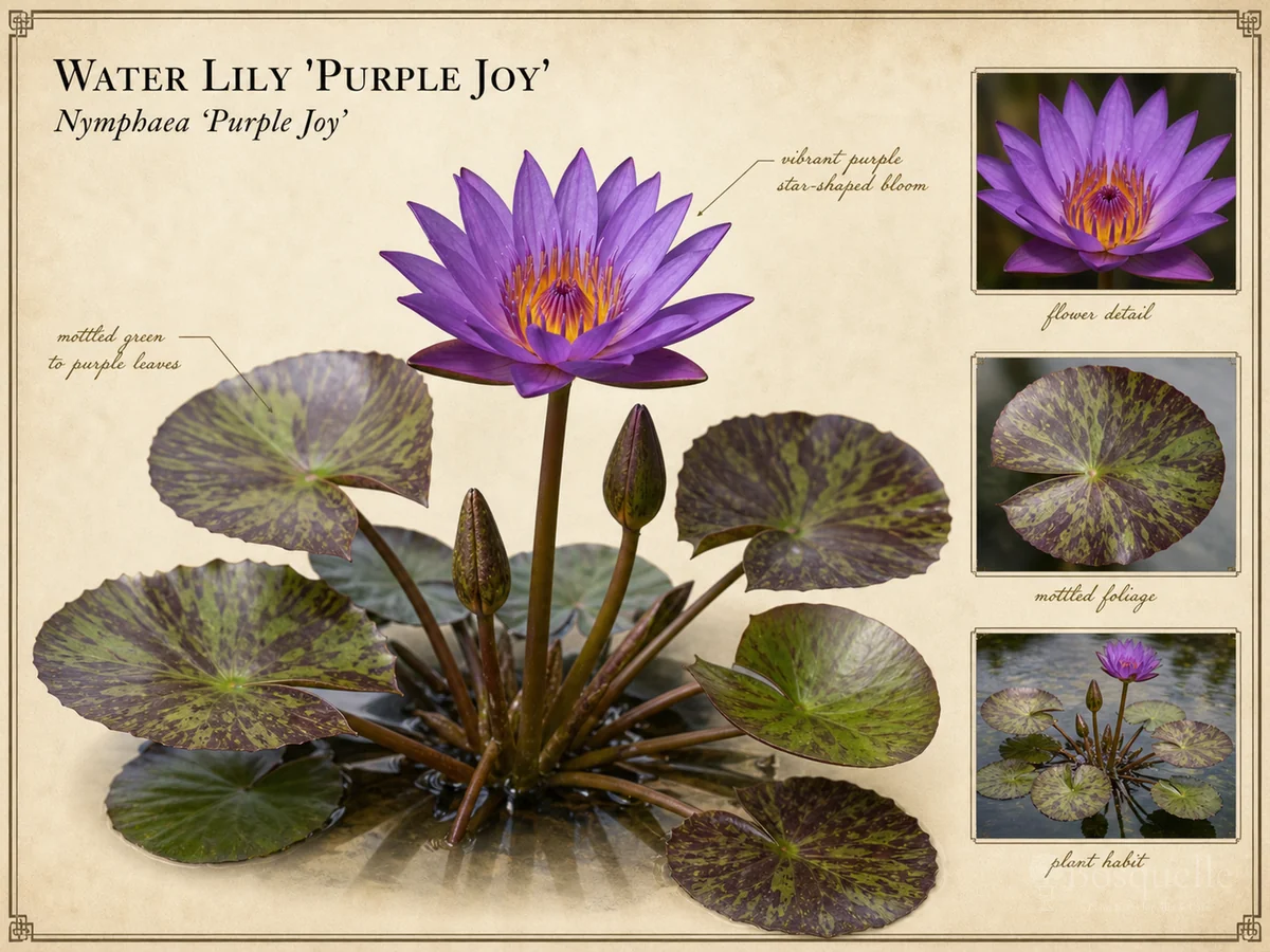 Water Lily 'Purple Joy'