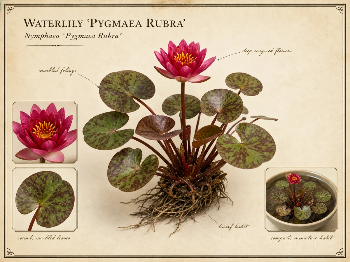 Waterlily 'Pygmaea Rubra'