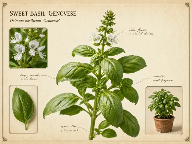 Sweet Basil 'Genovese' — Not mint