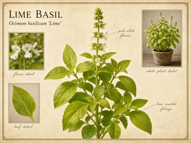 Lime Basil (Ocimum basilicum ‘Lime’)