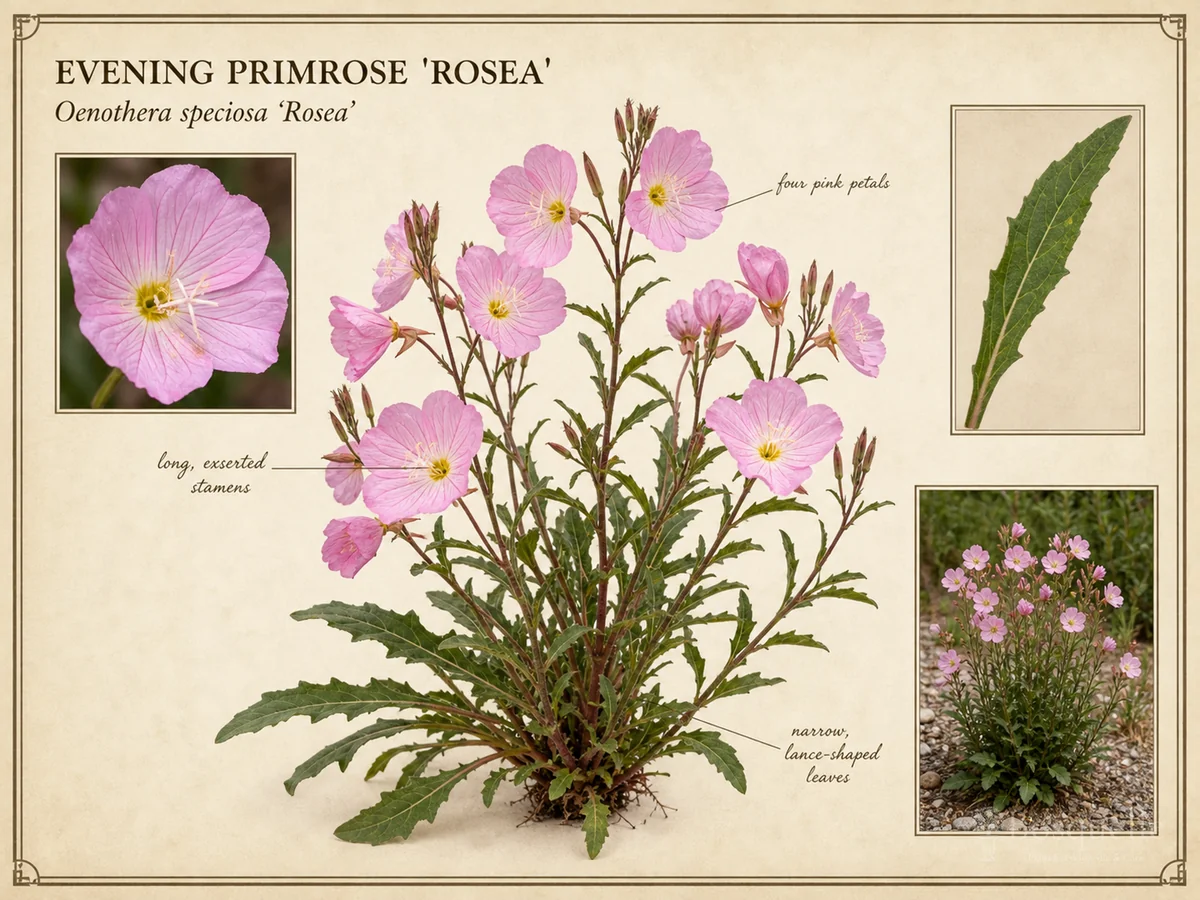 Evening Primrose 'Rosea'