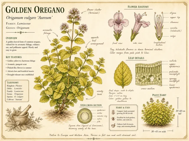 Golden Oregano (Origanum vulgare ‘Aureum’)