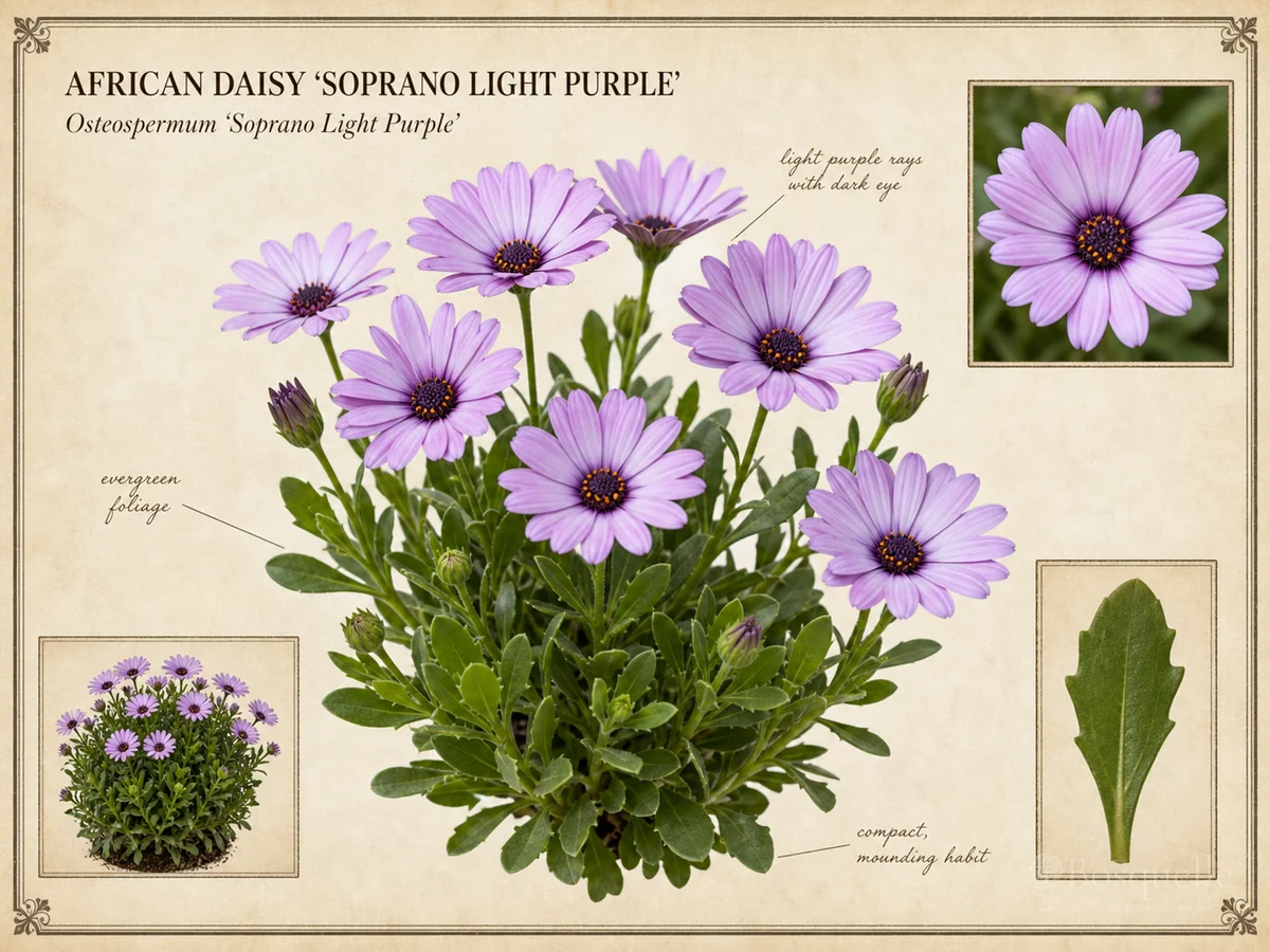 African Daisy 'Soprano Light Purple' — Soprano and Voltage (5)